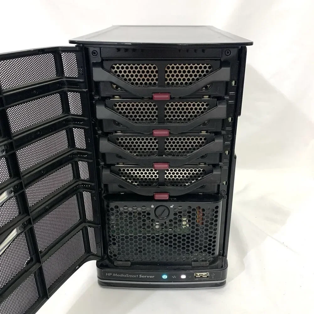 HP EX490 MediaSmart Server Intel CPU No Hard Drives (Powers On - Untested)